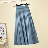2026 Autumn New Half-Dress Lady Slimming Long High-Waist Knitting Skirt Loose Women Can Wear