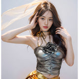 Sweet Babes Sexy Hanging Neck Sling Vest Women Summer New Design Sense Slimming Slimming Clothes