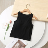 Summer Sexy Pure Desire Hand-In-Work Vest Sleeveless Short Inside And Outside Wearing A Body-Clam Umbilling Bottom Top