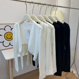 2025 Korean Gentle Sweet Shawl Fairy Gas To Reduce The Age Of Sunscreen Thin Small Cane Cardigan Jacket Tide