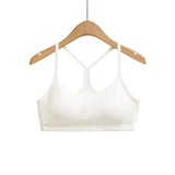 Beauty Back Sling Net Red Bra Woman Waistcoat With Chest Padning Movement Yoga Sleeveless Hanging Neck Top