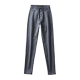 Summer High Elastic Thin Model Of Low-Footed Pencil Pants Raised Hips Thin