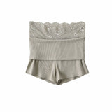 Spice Girls New Design Lace Lace Legs Long High-Waist Shorts Wrapped Hip Bottom Pants Woman