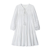 French White Shirt Dress Women 2026 New Spring Small Look Good Xinjiang Yunnan Tourism Wear