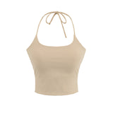 2025 Short-Term Repair Body-Deck Sling Suit Summer Hottie Candy Color All-In-One Chest Mat With Hanging Neck Vest Woman