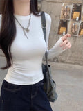 Hottie Slime Bottom Long-Sleeved T-Shirt Girl In Sexy Body Long Sleeve Bottom Top Woman