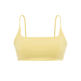 Summer Sexy Hottie Simple Solid Color Plus Pad Small Sling Belt Ultra-Short Top