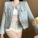 Short Small Fragrant Coat Female Design Sense 2026 Spring And Autumn New French Famous High-End Temperament Multi-Buckle Top