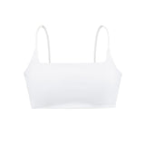 Summer Sexy Hottie Simple Solid Color Plus Pad Small Sling Belt Ultra-Short Top