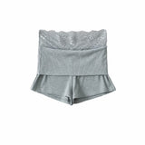 Spice Girls New Design Lace Lace Legs Long High-Waist Shorts Wrapped Hip Bottom Pants Woman