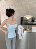 Sexy Hottie Sleeveless Sling Vest Women's Summer Dress With Breast Cushions