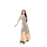 Female Yang Gas V-Neck Waist-Coat Knitted Skirt Solid Color Dress In The Long Dress French Temperament Knitted Spring And Autumn