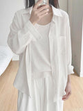 New Fashion Slimming Small Small Sleeves Thin Thin Sunscreen Shirt Women's Summer Korean Version Of Loose Cardigan Coat Female Trend