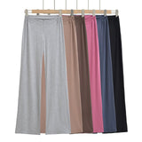 Purely Want Girl V Waist Zipper Display Thin Leg Trousers Leg Long Vertical Trousers Home Comfortable Yoga Pants