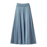 2026 Autumn New Half-Dress Lady Slimming Long High-Waist Knitting Skirt Loose Women Can Wear