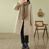 Real Shooting 2026 Winter New Women's Cotton Clothes Loose Long-Term Thrombochrome Women's Coat Cotton Coat
