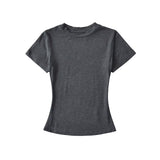 Pure Hot Girl Summer Slime Out-At-Sleeve Short-Sleeved Summer New Sports Slimming Thin Yoga Clothes T-Shirt