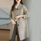 Hairy Coat Women Autumn And Winter New Small Korean Version Of The Long Hair Coat Coat