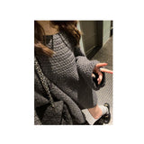2026 Autumn And Winter New Coarse Needle Sweater Women Wear Loose Lazy Soft Knitwear Women's Coat