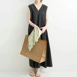 2026 Spring/Summer Sleeveless Vestal Dress New Pocket Black Vintage Dress