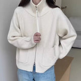 KANING Spur Jersey Knitted 2026 Autumn Half-Neck Sweater Jacket