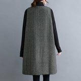 2026 Autumn And Winter Hairy Vest Vest Skirt Long Leisure Loose Large Size Bottom Skirt Woman