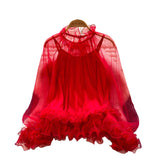 2026 Early Spring New Chiffon Shirt French Temperament Famous æÂñÞ Öå Lace Slings Two Women