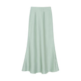 High-Rise Thin High-End Semi-Dress Girl Acetic And Vinegar-Sined Bread And Hips Long Dress 2025 Spring And Summer Hanging Skirt