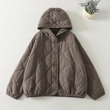 Real Shooting 2026 New Cotton Warm Hooded Cotton Clothes Loose Autumn And Winter Cotton Cotton Retro Short Cotton Coat