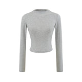 Spice Girls Pink T-Shirt Girl Slim Thin Sleeves With Bottom Top Pure Lustful Wind