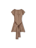 Hottie Sexy Deep V Girl Summer Slimming Waist Belt Short Dress