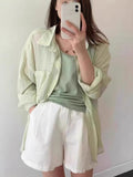 New Fashion Slimming Small Small Sleeves Thin Thin Sunscreen Shirt Women's Summer Korean Version Of Loose Cardigan Coat Female Trend