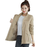 Double-Layer Gary 2026 New Korean Version Of The Waist To Show Thin Small Wind Jacket Women Spring And Autumn Ocean Gas Age Reduction Jacket