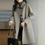 Hairy Coat Women Autumn And Winter New Small Korean Version Of The Long Hair Coat Coat