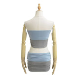Pure Lust Style Thrombotic Vest Women's Summer Sexy Inside The Beauty Back Half-Crony Trousers Sexy Two-Piece Set