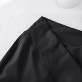 Spice Girls V Waist Design Casual Tight Flares Trousers High Waist Thin Fashion Casual Trousers