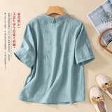 2026 New Jutwear Embroidered Cotton Shirt Women's Ocean Full Cotton Lady Shirt Lace Collar