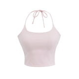 2025 Short-Term Repair Body-Deck Sling Suit Summer Hottie Candy Color All-In-One Chest Mat With Hanging Neck Vest Woman