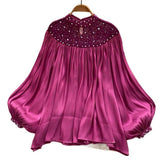 Korean Version Of The Design Of The Beautiful Flowers Fashion Tidlys Gentle Sweet Long-Sleeved Top Woman