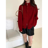 KANING Spur Jersey Knitted 2026 Autumn Half-Neck Sweater Jacket