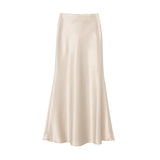 High-Rise Thin High-End Semi-Dress Girl Acetic And Vinegar-Sined Bread And Hips Long Dress 2025 Spring And Summer Hanging Skirt