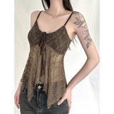 Temperament Lace Splicing Sling Vest Women's Winter New Slimming Inside The Ocean To Catch Up With A Coat
