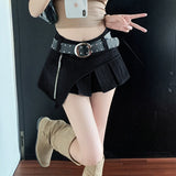 Real Shooting 2026 Pure Wind Hottie Design Elastic Denim Half Skirt Skirt