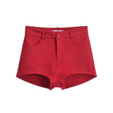 Sweet Sister Summer Low-Waisted Beauty Shorts Casual Hot Pants Long Fashion Commuting Suit Shorts