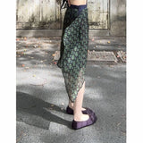 2026 Summer Fashion Fashion Printing Temperament Thin Fake Two Irregular Skirts Women's New Short Skirt Tide