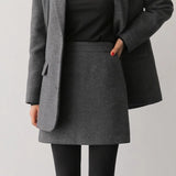 Hairy Dress Girl 2026 Explosion Autumn And Winter High Waist Wearing Half-Skirt Small Commuting Temperament Ass Short Skirt