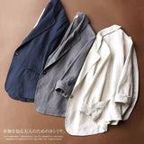 Spring New Small Suit Jacket Women 2026 Thin Short Version Of The Female Decoration Body Size Seven-Sleeve Suit