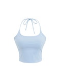 2025 Short-Term Repair Body-Deck Sling Suit Summer Hottie Candy Color All-In-One Chest Mat With Hanging Neck Vest Woman