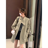 2026 Autumn New High-End Small Small Windwear Women Loose Leisure Retro Simple Good Quality Coat