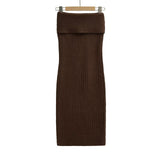 Temperament Gray Side Low-Waisted Woven Ass Skirt Simple Street Slimming Leisure Half Body Skirt Spring